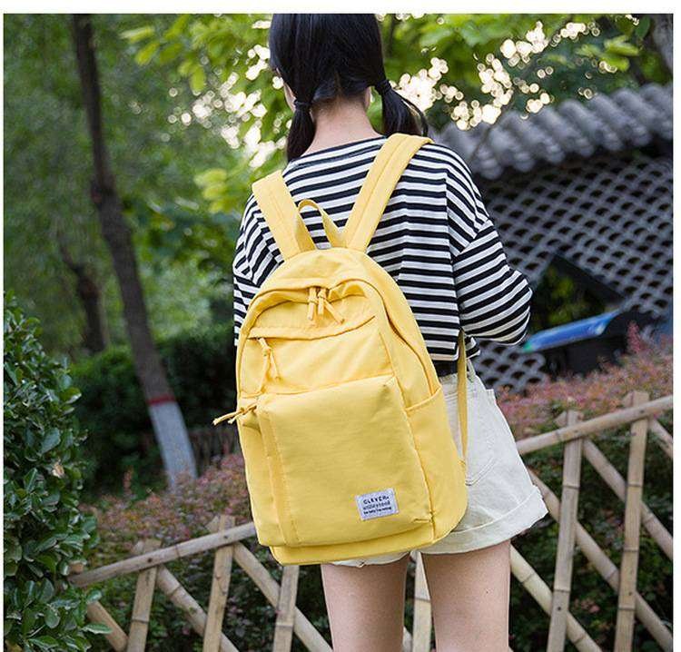 Girl's Waterproof Nylon School Bag