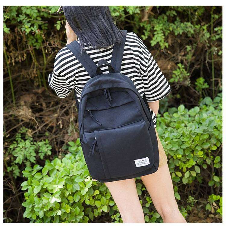 Girl's Waterproof Nylon School Bag