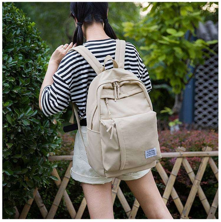 Girl's Waterproof Nylon School Bag