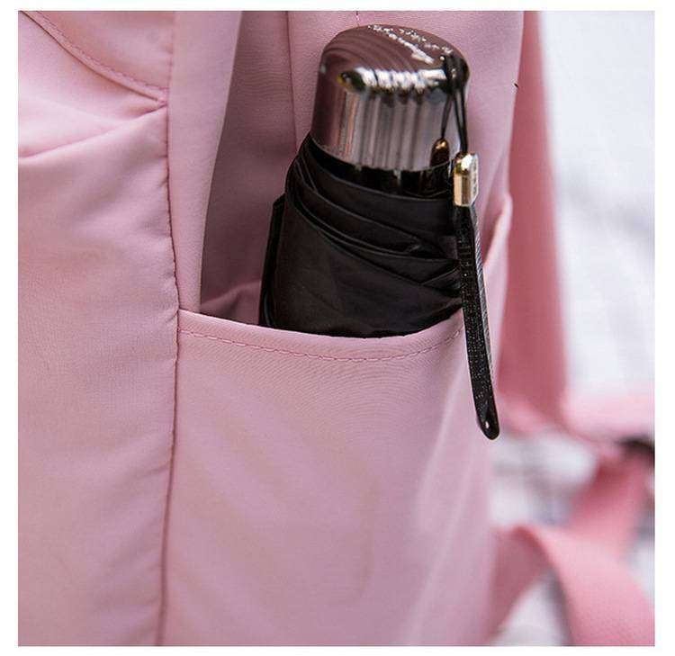 Girl's Waterproof Nylon School Bag