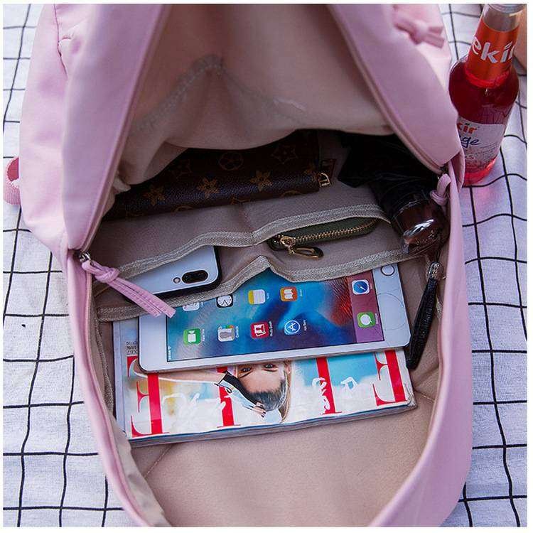 Girl's Waterproof Nylon School Bag