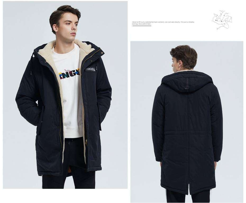 Men's Winter Hooded Parka Men's Winter Hooded Parka