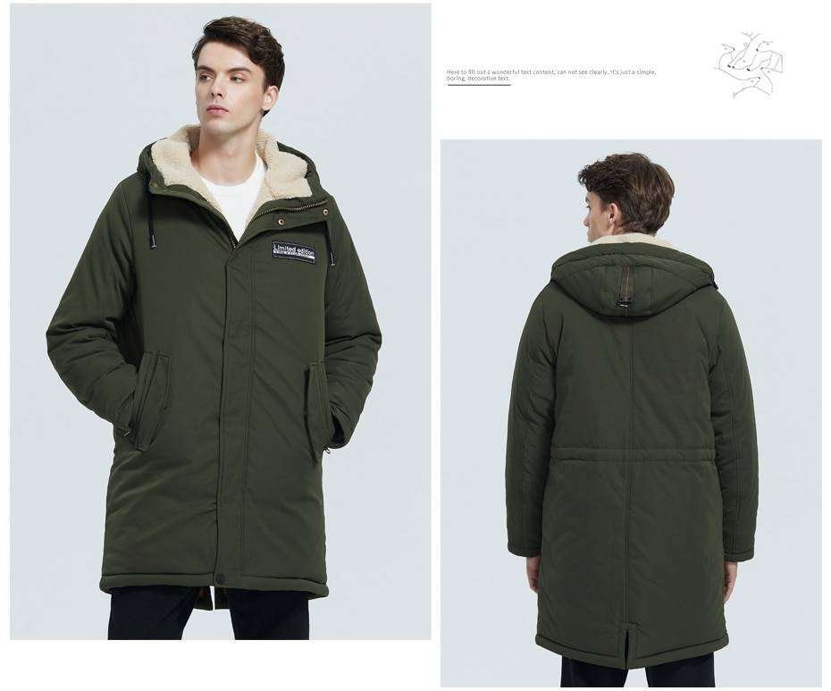 Men's Winter Hooded Parka Men's Winter Hooded Parka