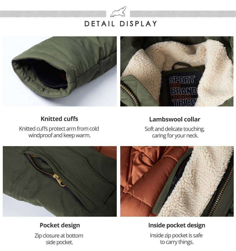 Men's Winter Hooded Parka Men's Winter Hooded Parka