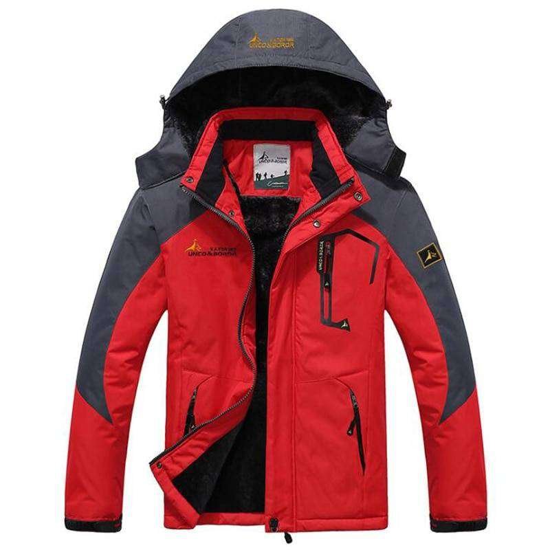 Men's Winter Parka with Faux Fur Men's Winter Parka with Faux Fur