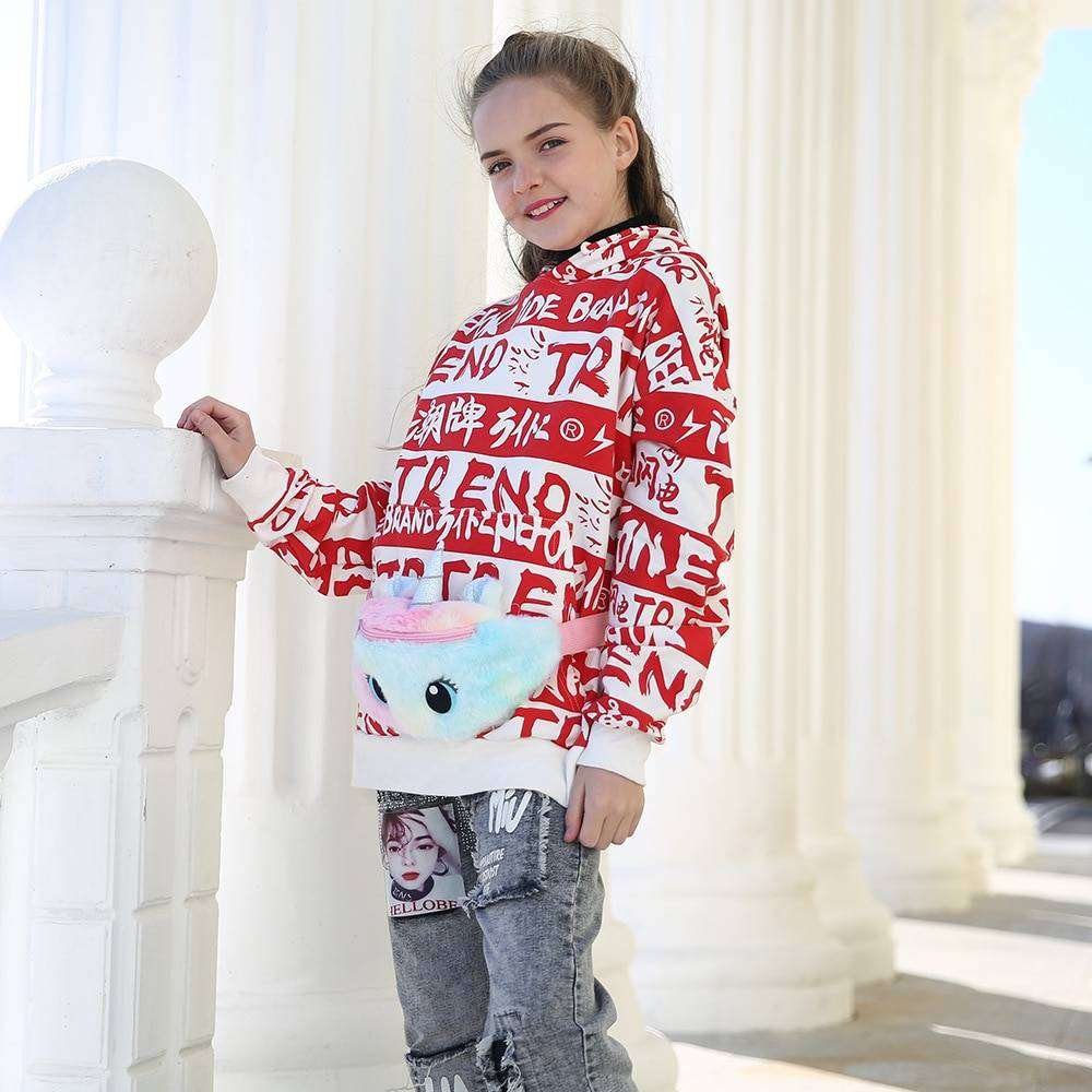 Unicorn Shape Waist Bag for Girls