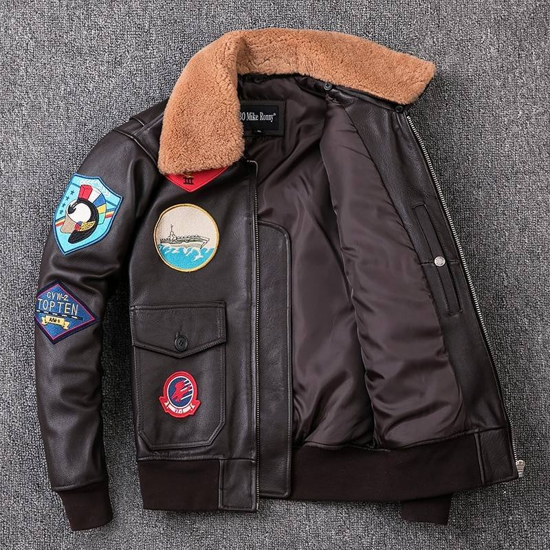 Top Gun Leather Jacket Parkas ,Chaquetas y Cazadoras para Hombres Top Gun Leather Jacket Parkas ,Chaquetas y Cazadoras para Hombres