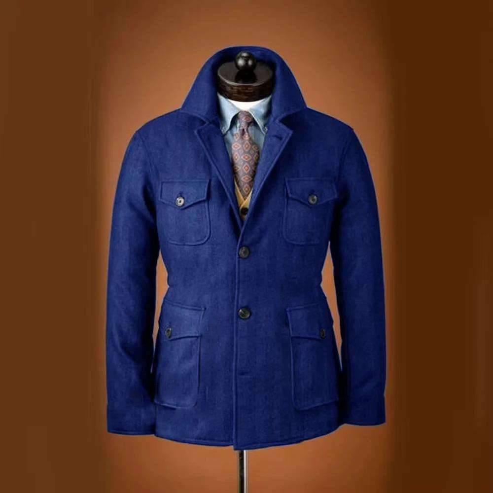 Chaqueta de Tweed para hombre de lana para esmoquin Parkas ,Chaquetas y Cazadoras para Hombres Chaqueta de Tweed para hombre de lana para esmoquin Parkas ,Chaquetas y Cazadoras para Hombres