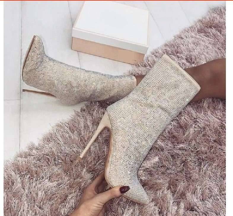 Women’s Queen of the Night Rhinestones Ankle Boots Botas , zapatos y botines de Mujer Zapatos Women's Queen of the Night Rhinestones Ankle Boots Botas , zapatos y botines de Mujer Zapatos