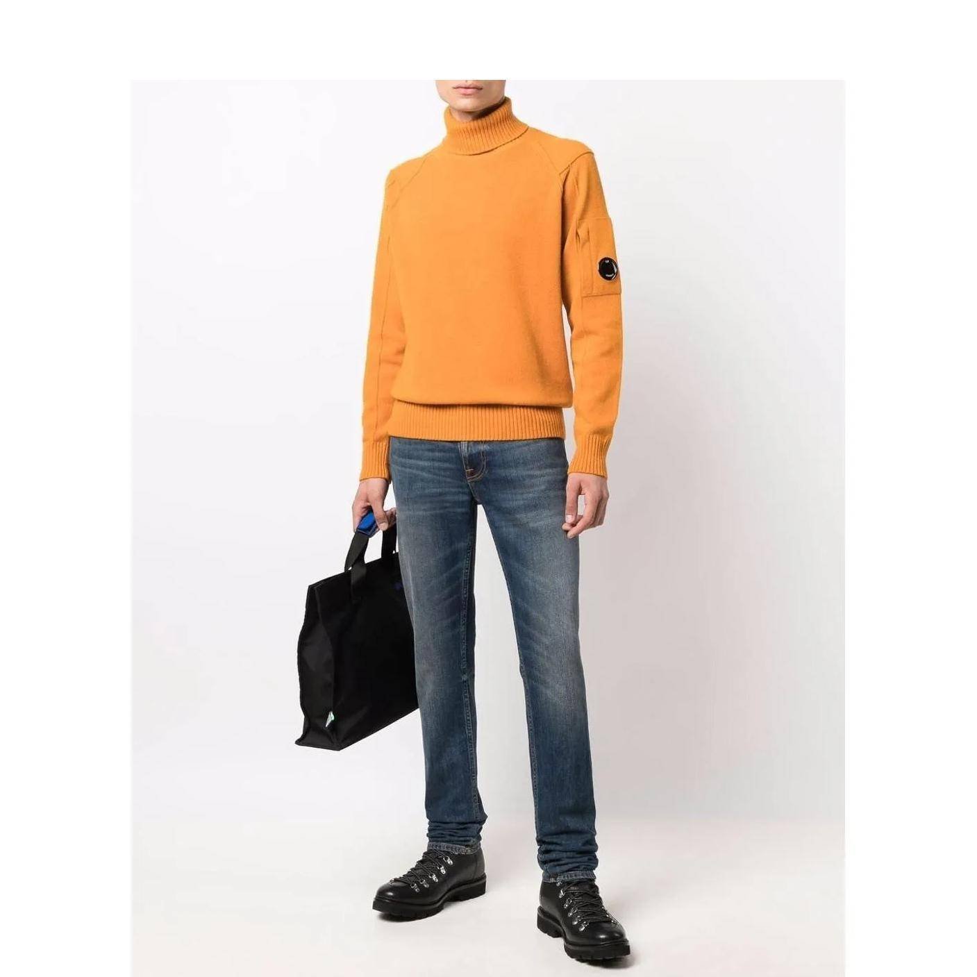 Suéter de punto informal versátil de cuello alto de Manga larga Polos y Camisetas Suéter de punto informal versátil de cuello alto de Manga larga Polos y Camisetas