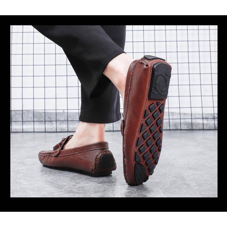 Mocasines de Cuero Partido con Lazo para Hombre Botas y Botines de Hombre Mocasines de Cuero Partido con Lazo para Hombre Botas y Botines de Hombre