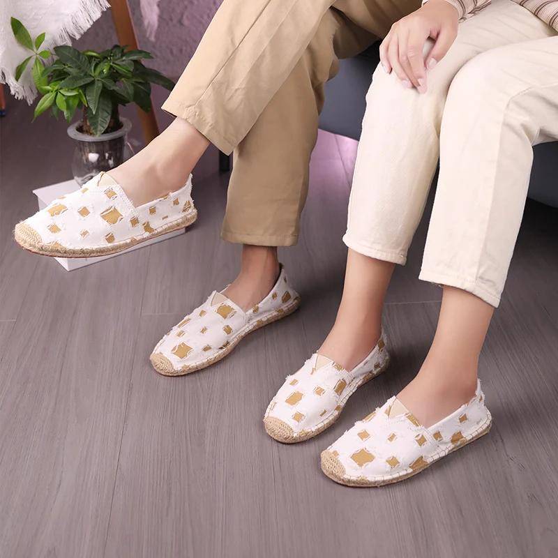 Alpargata unisex de Lona y Lino Antideslizante Botas y Botines de Hombre Alpargata unisex de Lona y Lino Antideslizante Botas y Botines de Hombre