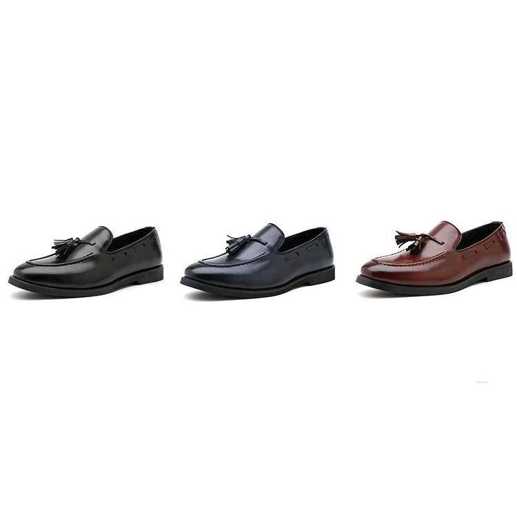 Mocasines con Borlas para Hombre | Zapatos de Cuero Estilo Coreano y Británico Accesorios de Escritorio para Casa Mocasines con Borlas para Hombre | Zapatos de Cuero Estilo Coreano y Británico Accesorios de Escritorio para Casa