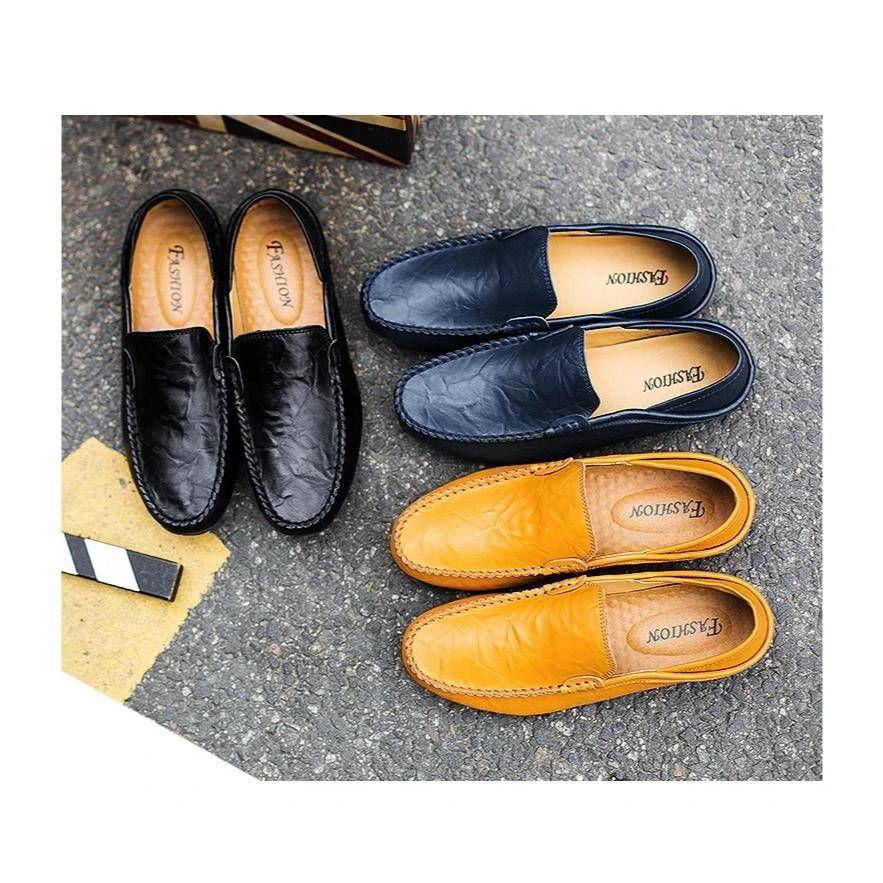 Mocasines de Cuero Genuino para Hombre | Zapatos Náuticos Botas y Botines de Hombre Mocasines de Cuero Genuino para Hombre | Zapatos Náuticos Botas y Botines de Hombre