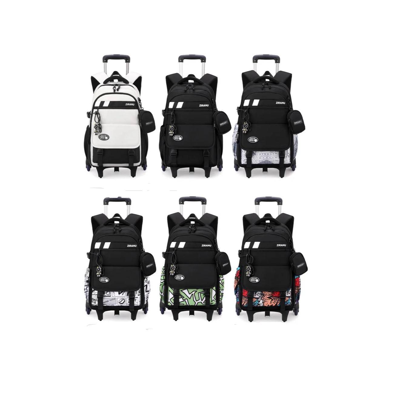Mochila Escolar con Ruedas para Niños Trolley Multifuncional Mochila Escolar Mochila Escolar con Ruedas para Niños Trolley Multifuncional Mochila Escolar