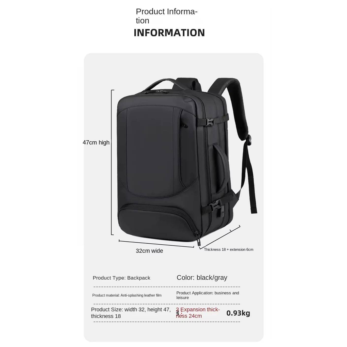 Mochila Multifuncional para Hombre Mochila Escolar Mochila Multifuncional para Hombre Mochila Escolar