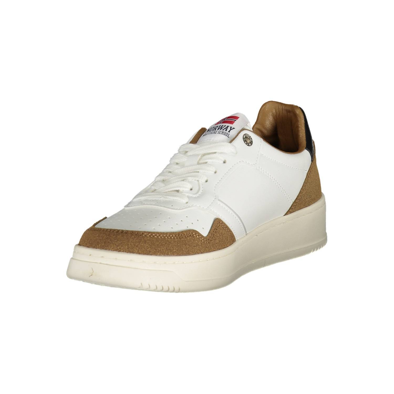 Zapatillas Norway 1963 para Hombre Blancas y Marrones Zapatillas NORWAY 1963 Zapatillas Norway 1963 para Hombre Blancas y Marrones Zapatillas NORWAY 1963